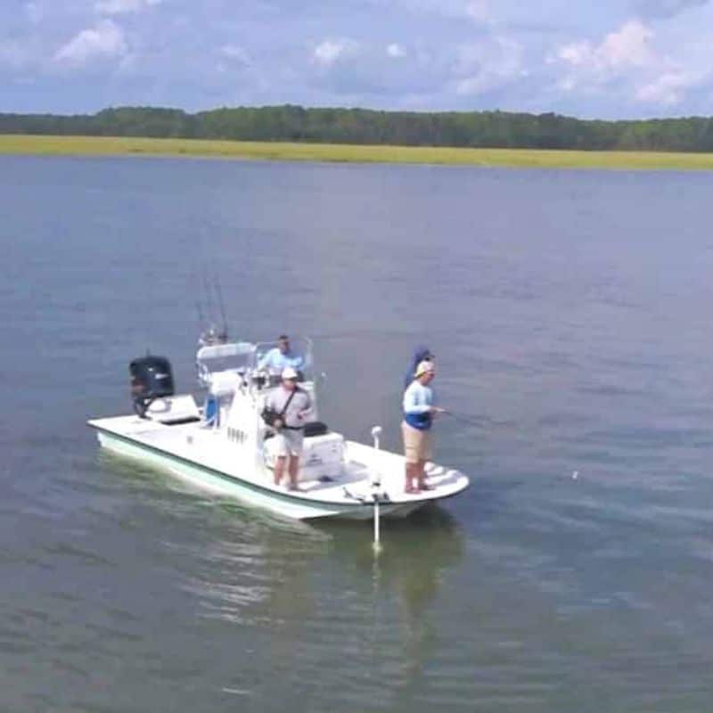 Group on a Cast Away fishing charter