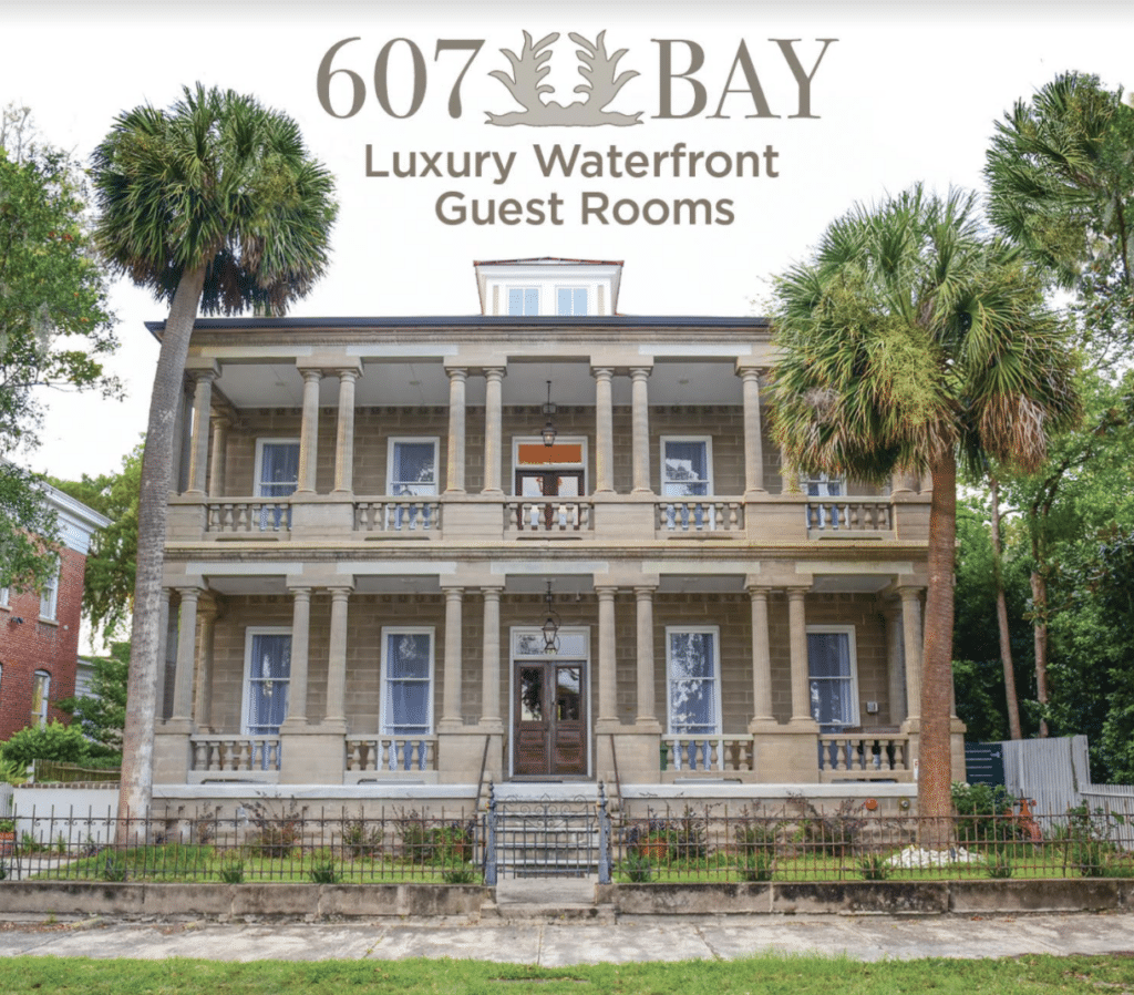 607 Bay Luxury Waterfront Guest Rooms - Historic Beaufort SC home near Beaufort SC fishing charters